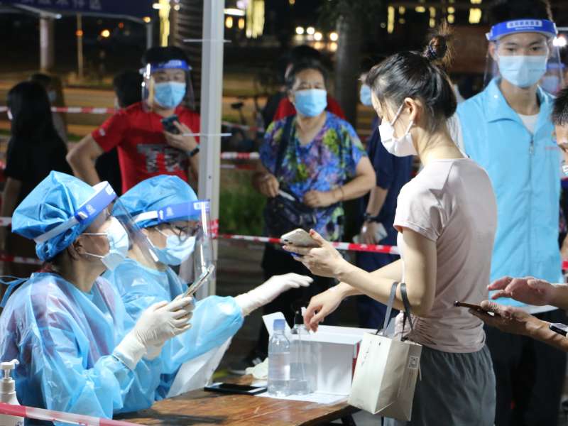 基層黨組織發(fā)力，支援全民核酸檢測